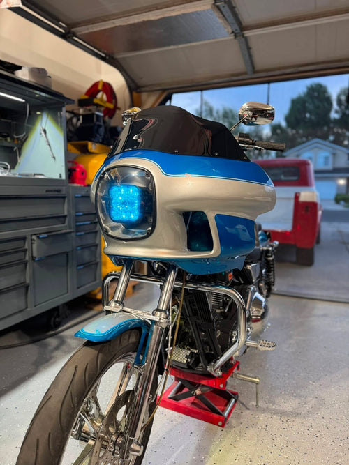 Harley FXR Faring Headlight Bracket For Diode Dynamics SS5 Pro LED Pod