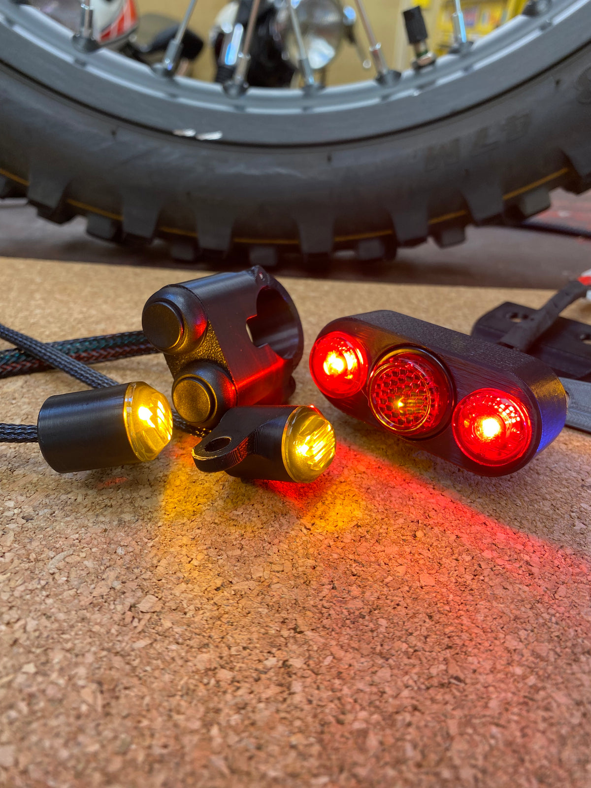 Led lights on