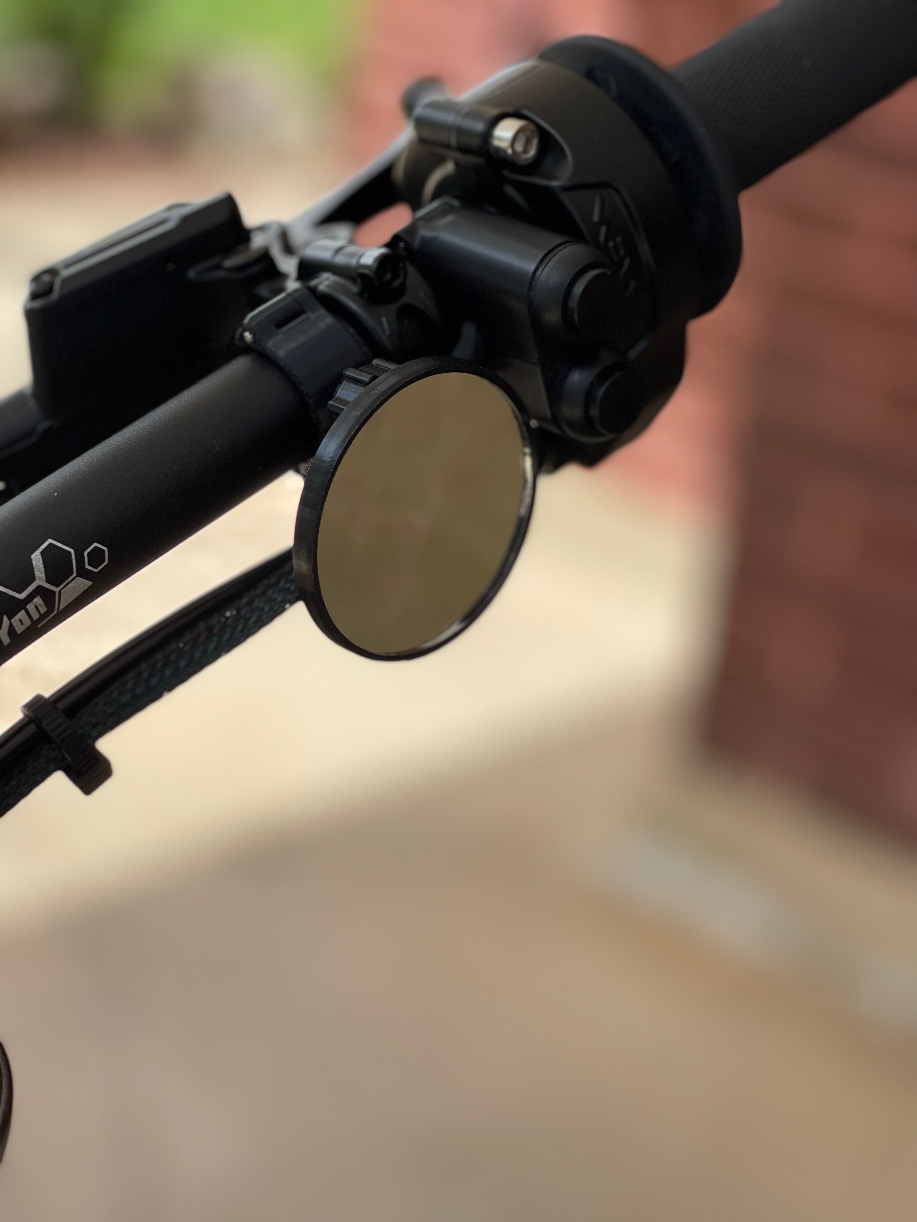 Mirror on bike