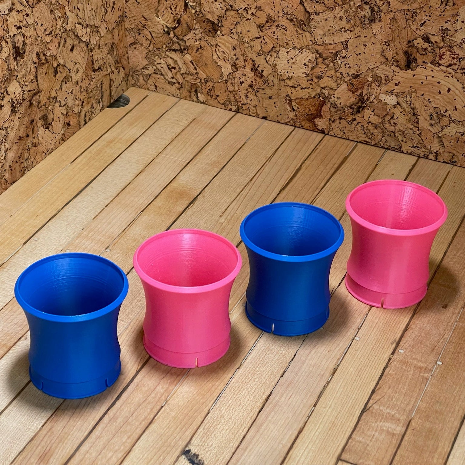 Plain Jane velocity stack shown in blue and pink